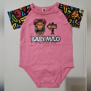 A Bathing Ape 08 Month Old Onesie Baby Milo Very Good